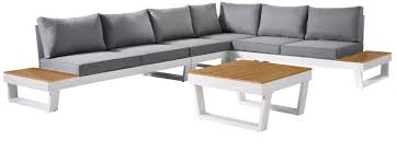 Loue appartement rez de jardin jusqu'a 6 personnes tarifs selon saisons de 220 a 450 euros location du dimanche au dimanche en saison possibilite de louer à la nuit à partir de 2 nuits nous vous proposons un appartement de 65 m2 comprenant : Salon De Jardin Alora Blanc Aluminium Polywood Et Polyester 6 Personnes Overstock Garden Mobilier De Jardin