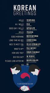 There are different ways of saying i love you in korean, it depends on the situation and the type of person that you are talking to. Korean Greetings 10 Ways To Say Hello In Korean
