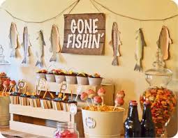 Party decorating ideas hosting guide decorations props and surprises are the extras that will make a birthday party memorable well planned decor and moments of amusement all centered around a. Gone Fishin Fisherman Boy Birthday Party Planning Decorations Ideas Fishing Themed Birthday Party Fishing Birthday Party Fishing Theme Party