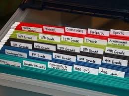 Start A File Box For Each Of Your Kids When They Are Born Label Files And Use It For Medical Records I Organization Kids Organization Hacks Baby Organization