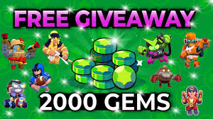 Get free packages of gems and unlimited coins with brawl stars online generator. Brawl Stars Free Giveaway Free 2000 Gems Youtube