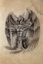 Arch Angel By Mitsj On Deviantart Archangel Tattoo Warrior Tattoos Knight Tattoo