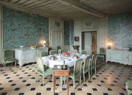 Blue Dining Room Rococo France Dining Room In Chateau De Talcy In France Interior Dining Room Blue Provence Interior
