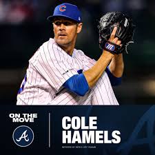 Missed time with a left oblique strain from 6/29 to 8/3. Mlb Cole S Off The Board Braves Cole Hamels Facebook