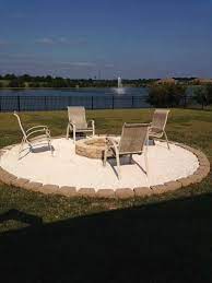 Anything that you like and possible to make the better outdoor is pourable. Fire Pit With Pea Gravel And Pavers