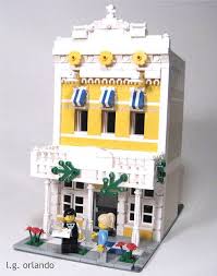 Yellow Rose Cafe Lego Design Cool Lego Creations Lego House