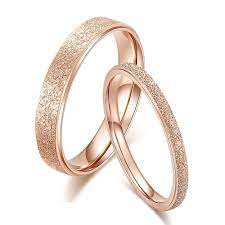 18k Rose Gold Silver Tail Ring Men Women S Titanium Steel Couple Rings Size 4 9 Ebay Engagement Rings Couple Couple Wedding Rings Couple Ring Design