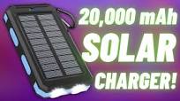 Portable SOLAR Power Bank! Charge Your Devices From Anywhere!