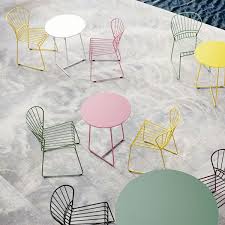 Steel Outdoor Cafe Table 7 Colors Reso Collection Cafe Seating Outdoor Cafe Cafe Tables