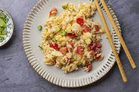 Discover How Good Tomatoes Are In An Asian Fried Rice With Eggs Recipe Rice Recipes For Dinner Fried Rice Fried Rice With Egg