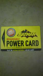 4 player pack (includes free supercharge) $25 cards = 170. Dave And Busters Power Card Batman For Sale In San Francisco Ca 5miles Buy And Sell