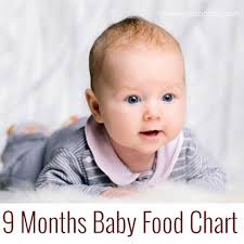 Indian Baby Food Chart For 9 Months Old