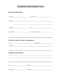 Form 6765, credit for increasing research activities. Free 13 Employee Information Forms In Ms Word Pdf