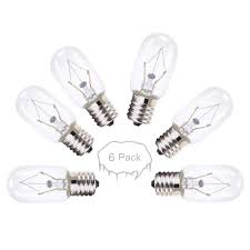 8206232a Microwave Light Bulb Large T8 Microwave Exterior Light Bulb 40 Watt Appliance Light Bulb Microwave Replacement Oven Part For 8206232a 1890433 8206232 Ap4512653 6pack