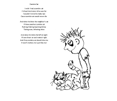 Zombie Cat Silverstein Poems Weird Words Funny Poems