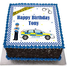 Police cake topper, police birthday, police party, police party supplies, police party decor, police birthday topper, police banner livedesigns19. Police Theme Birthday Cake Flecks Cakes