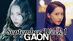 Top 100 Gaon Kpop Chart 2018 September Week 1 Weekly