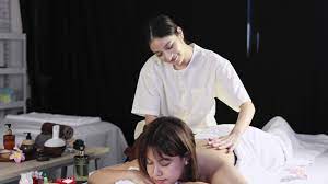 Beautiful young asian woman relaxing with hot stone spa massage in spa  beauty salon 8082455 Stock Video at Vecteezy
