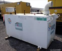 To ensure that the fuel tank is clean, the fuel is sufficient, and the fuel pipe is in good condition without block and leak. Used Highland 600 Gallon Diesel Double Wall Ext