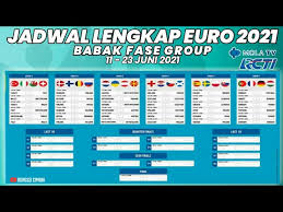 Jumat, 11 jun 2021 08:13 wib. Jadwal Lengkap Euro 2021 Babak Fase Grup Uefa Euro 2021 Youtube