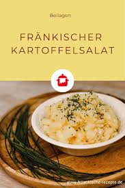 Frankischer Kartoffelsalat Frankische Rezepte Rezept Frankischer Kartoffelsalat Kartoffelsalat Salat