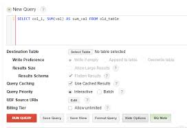 Create Table On Bigquery Stack Overflow