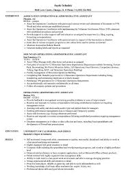 Free administrative assistant job description. Operations Administrative Assistant Resume Samples Velvet Jobs