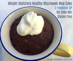 healthy microwave mug cake