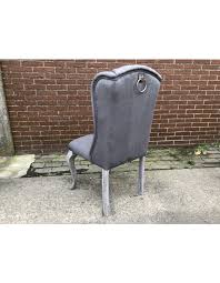 Ean:4260439212818 chesterfield stuhl sessel leder textil stoff stühle echtes holz neu karol 108 maße: Stuhl Grau Gepolstert In Verschiedenen Farben Stuhl Mit Ring Chesterfield