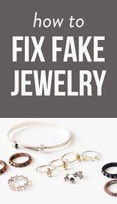 How To Fix Fake Jewelry Green Rings Tarnish Discoloration More Fake Jewelry Cleaning Jewelry Jewelry