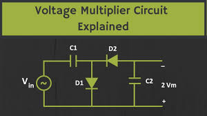 Voltage Multiplier Circuit Explained Voltage Doubler Voltage Tripler And Quadrupler Circuits Youtube