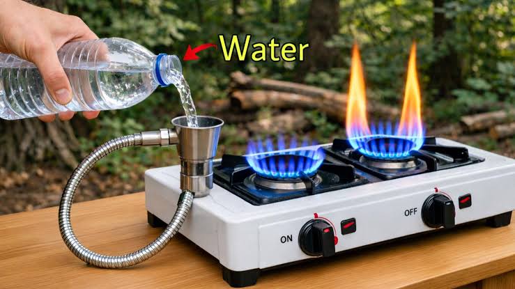 Free cooking gas from water