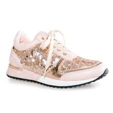 Score on the style, score on the price. Rose Gold Sequin Tennis Shoes Online