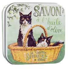 Boite Metal Savon 100g Coton La Savonnerie De Nyons