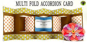 How to make a secret accordion card. Multi Fold Accordion Card For Teacher S Day Diy Handmade Tutorial Scrapbook 786 Youtube