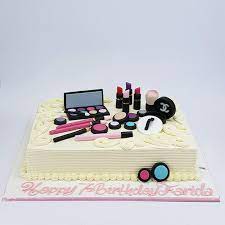 Beat white sugar and butter together in a bowl using an electric mixer until creamy and smooth; Make Up Kit Cake