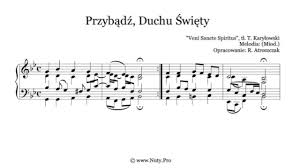 Przybadz Duchu Swiety Nuty Tekst Pdf Organy Pianino