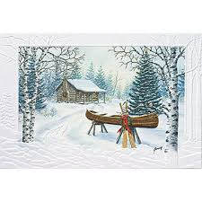 Free shipping on orders $79+! Pumpernickel Press Christmas Canoe Deluxe Boxed Greeting Cards Kittery Trading Post