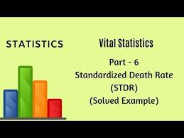 Vital Statistics Demography Part 6 Stdr Example Statistics Knowledge Statistics Education