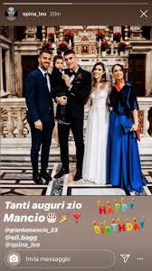 Leonardo spinazzola is a free agent in pro evolution soccer 2021. Instagram Mancini Compie 24 Anni Spinazzola Tanti Auguri Zio Foto Laroma24 It Tutte Le News Notizie Approfondimenti Live Sulla As Roma