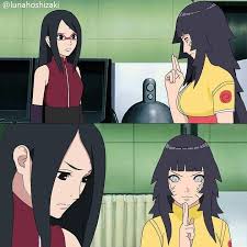 Himawari Uzumaki Sarada Uchiha Anime Naruto Uzumaki Boruto Naruto Sasuke Sakura