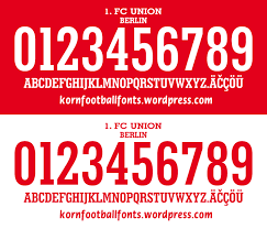 Legea bugetului asigurărilor sociale de stat pe anul 2017. Fc Union Berlin 16 17 Vector Font Kornfootballfonts