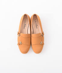 lili jan 零碼省 500 率性優雅 雙釦孟克鞋 復古芥黃 請拿小半號 mule shoe shoes loafers