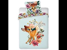 Le repassage de cette housse de couette est inutile.programmez le sèche linge à température modérée. Housse De Couette Bebe Disney Bambi 100 X 135 40 X 60 Cm Coton Simbashop Nl
