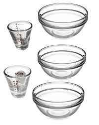 Get the best deals on anchor hocking utensils & gadgets. 3 Small Glass Prep Mixing Bowls And 2 Shot Glass Measuring Cup 5 Pc Set Perfect For Measuring Prepping Mixing Baking Cooking And More Buy Online In Aruba At Aruba Desertcart Com Productid 51234576