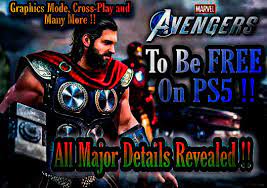 Marvel S Avengers To Be Free For Ps5 All Major Details Revealed Graphics Mode Cross Play And Ma Avengers Games Marvel Avengers Games Marvel Avengers