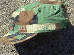 New 7 1 8 7 125 Us Army Military Woodland Camouflage Usgi Patrol Cap Hat Cover Ebay