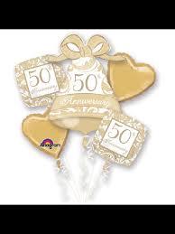 Or maybe you found your way to this page, because your 50th anniversary is much. 50th Golden Wedding Anniversary Balloon Bouquet Delivery Ireland