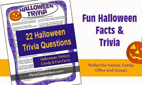 Hundreds of spooky halloween quiz questions for all the family! Printable Halloween Games Trivia Bingo Kids Adults