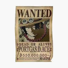 Poster As Voulu Poster Par Dumontbast In 2021 One Piece Bounties One Piece Ace One Piece